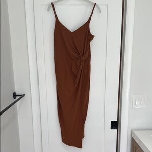 Elegant Brown Dress